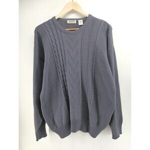 Vintage Gianfranco Ruffini Wool Fisherman Sweater Size L Adult Made In Italy Men